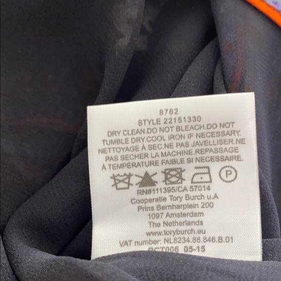 Tory Burch short silk pleated skirt size 2 - Picture 5 of 5